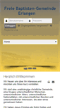 Mobile Screenshot of erlangen.freie-baptisten.de