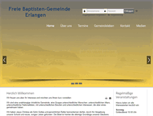 Tablet Screenshot of erlangen.freie-baptisten.de